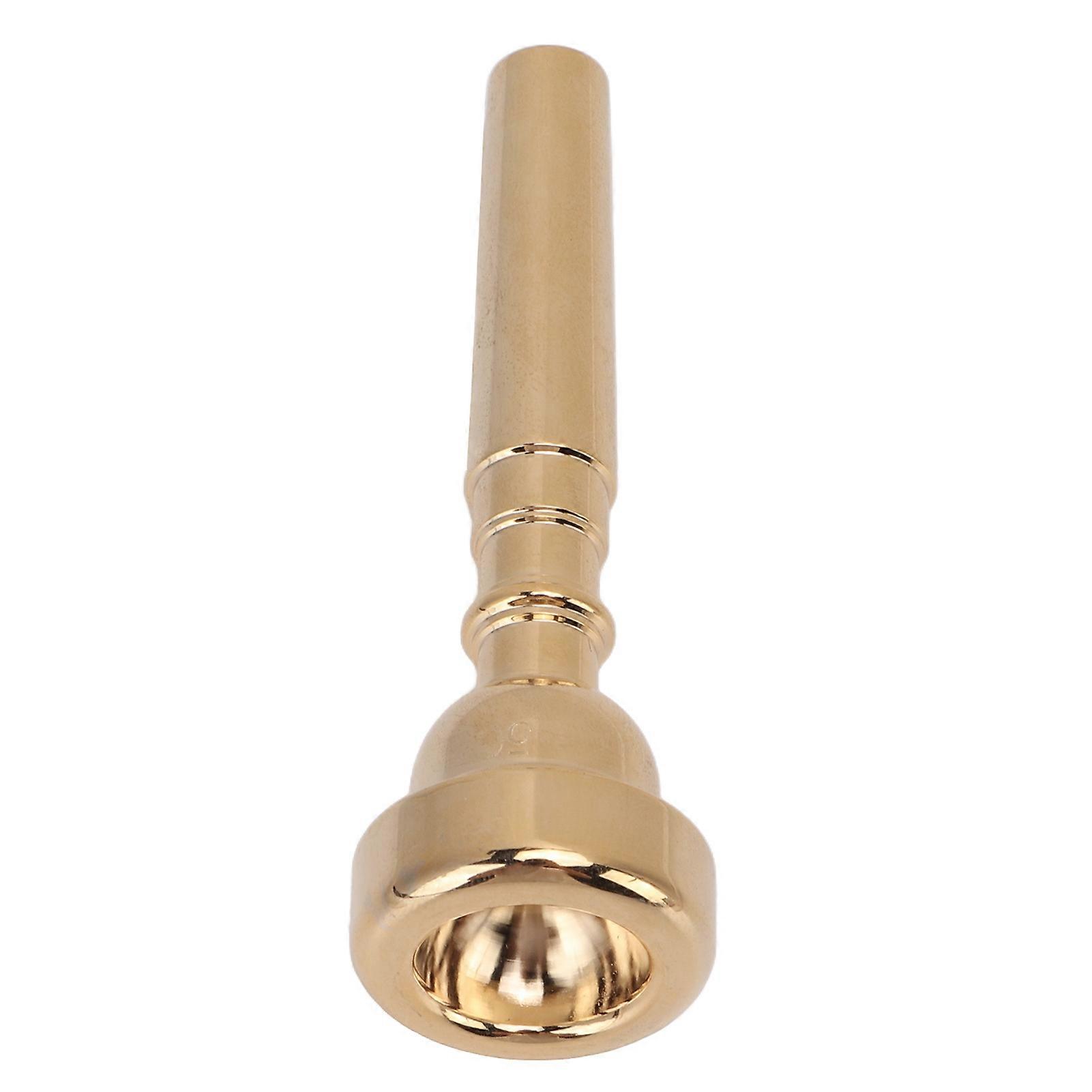 Embouchure de trompette professionnelle de remplacement pour débutants 5C, accessoires pour instruments de musique, or