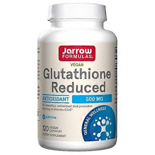 Jarrow Formulas Glutathione Reduced,500 mg ,120 Caps (Pack of 3)