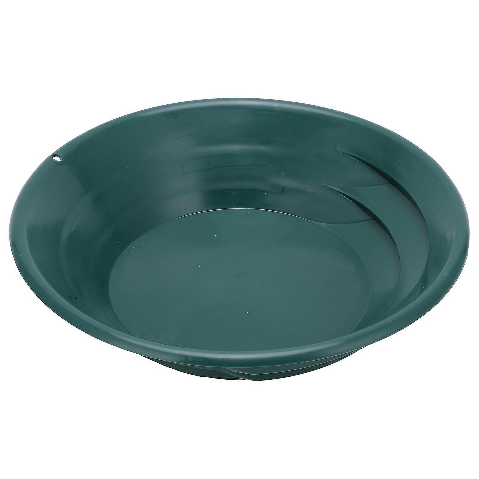 380mm Gold Pan Manual Panning Sand Sifting Classifier Tray Gold Washing Accessory Green