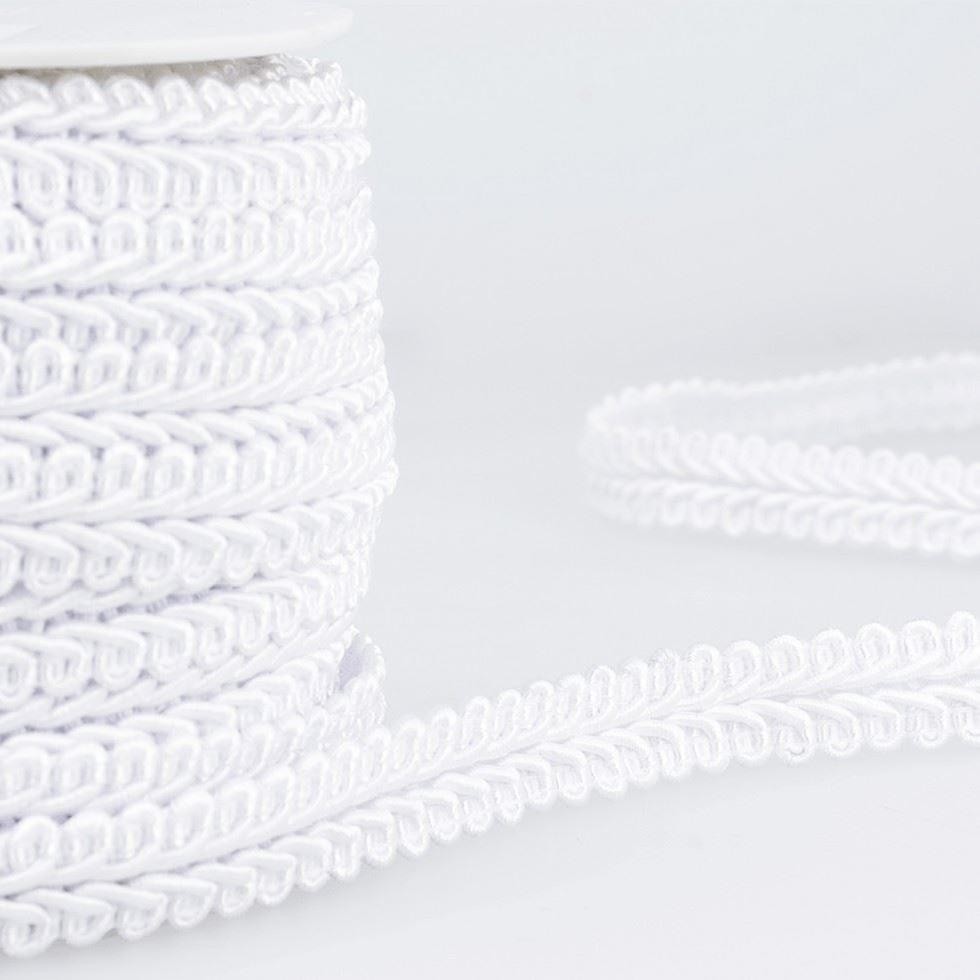 15mm Stephanoise Gimp Braid Trim White - per metre