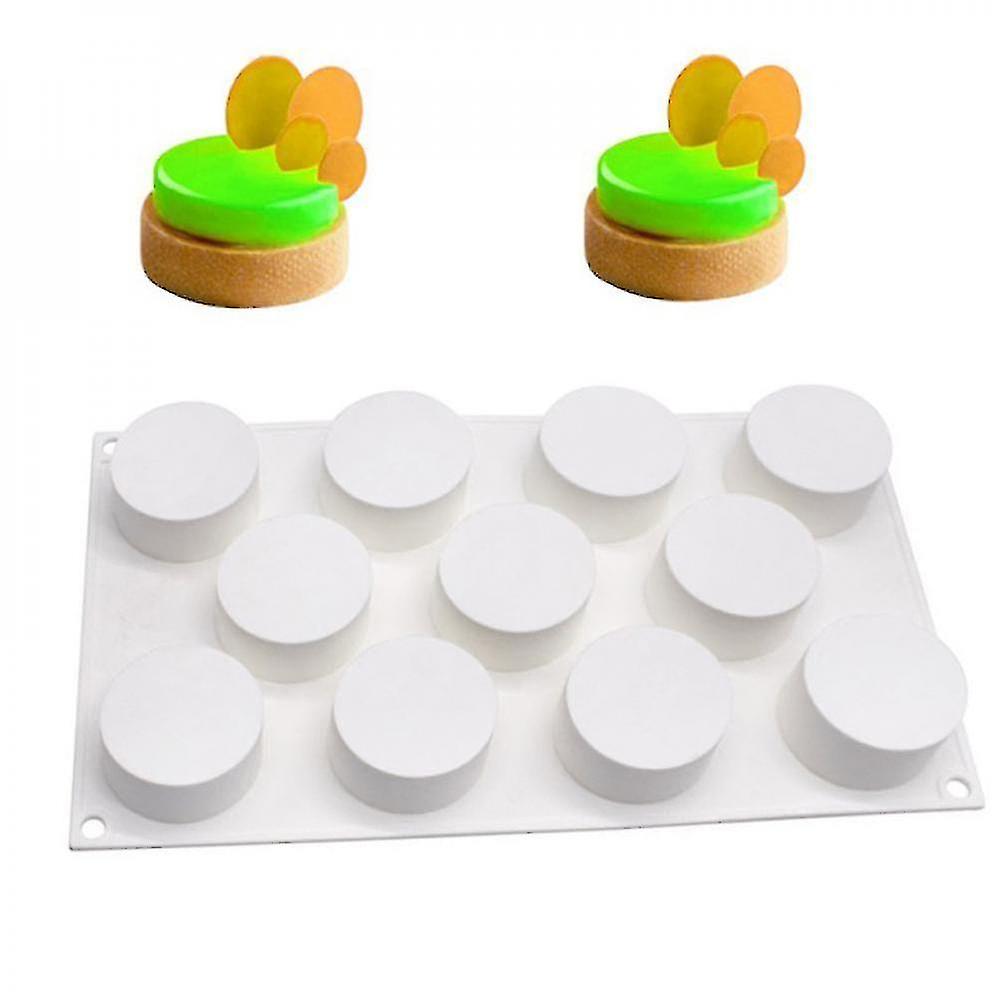 ケーキパンモールド11穴シリンダー形状ムースケーキモールド