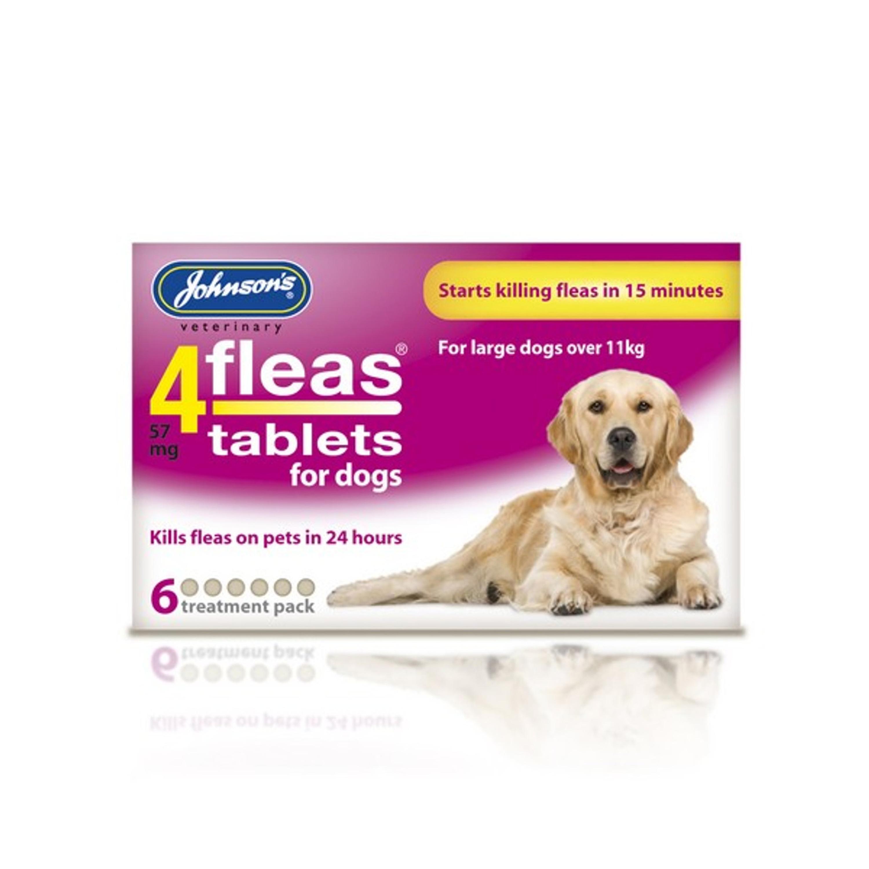 Johnson's 4 Fleas Dog Flea Tablets (6Tablets)