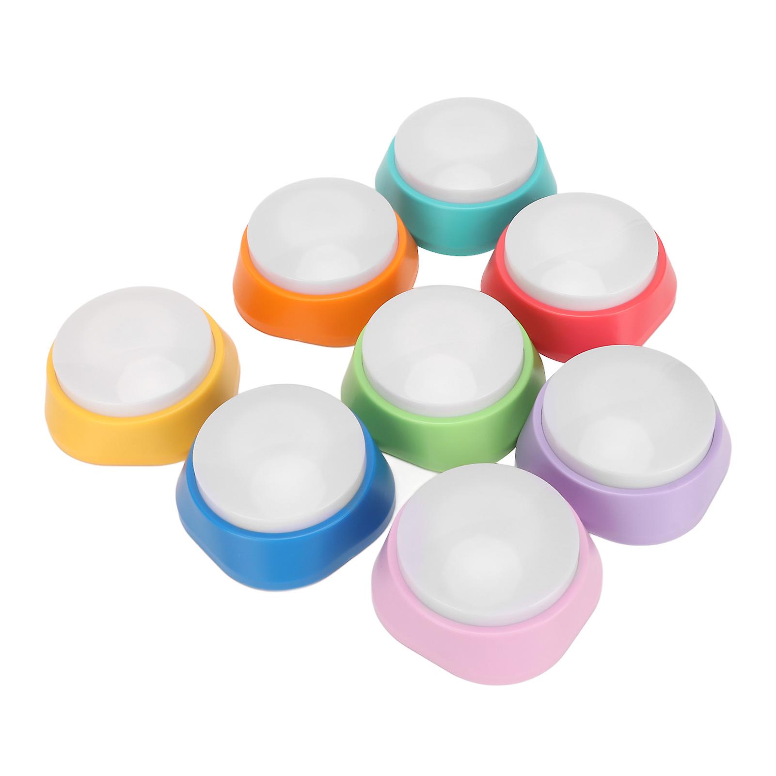 8pcs Voice Recording Button 30 Seconds Recordable Training Buzzers Talking Buttons for Cats Dogs Pets 