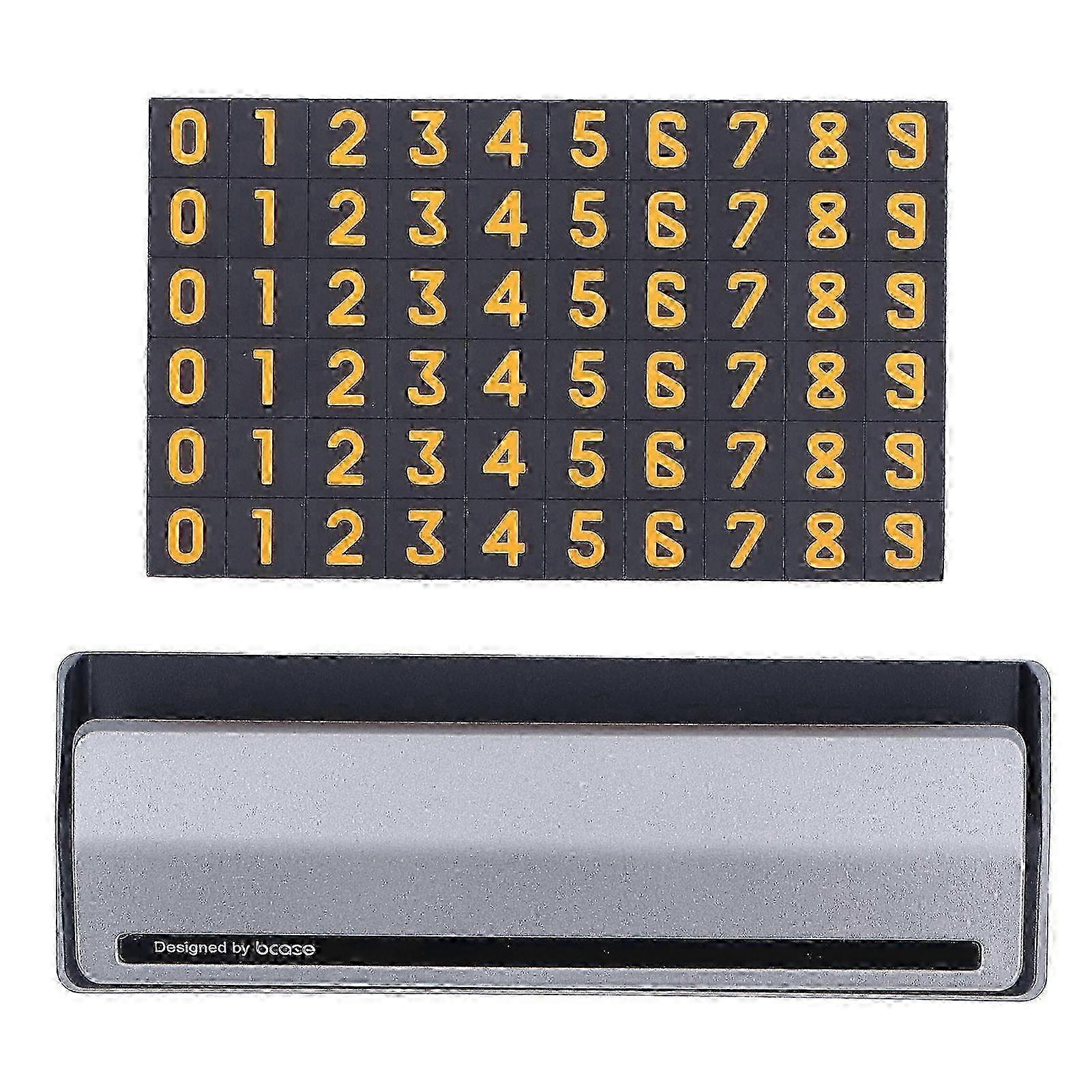 Car Temporary Parking Sign Stable Structure Environmentally Friendly Small Compact Exquisite Number Plate