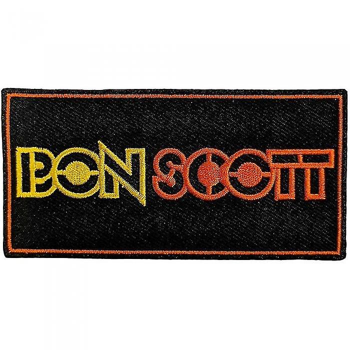 Bon Scott Woven Logo Iron On Patch