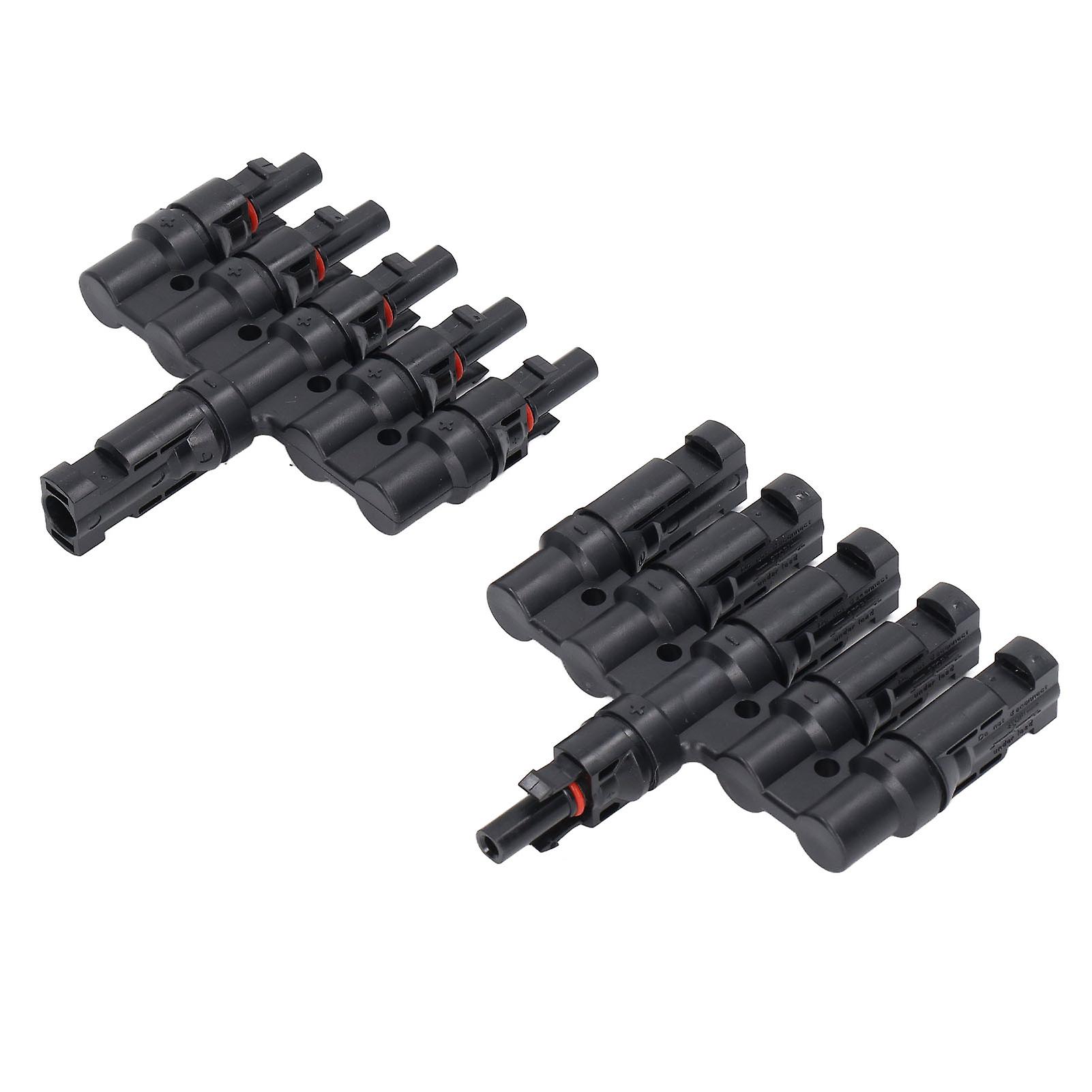 1 Pair Solar Branch Connector Panel Parallel Connection Cable Splitter Coupler DIY Mount Tool T6 