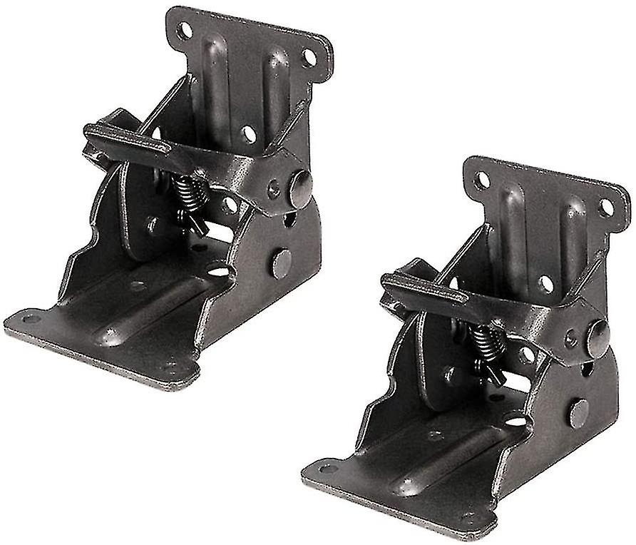 2pcs Folding Brackets, Lock Extension Hinge, Foldable Leg Brackets Hardware For Table, Workbench, Platform NIUNIU