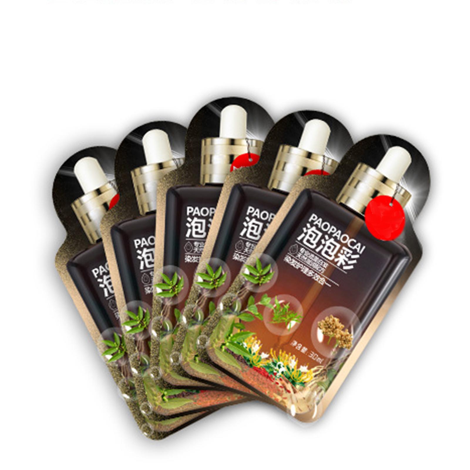 10pcs 30ml Plants Based Hair Dyes Set Non-damage Hair Dying Paste for All Hair Types