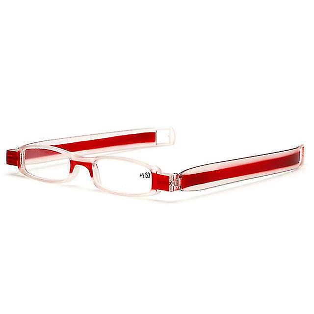 360 Degree Rotation Folding Reading Glasses Frame Portable Eyeglasses Mini