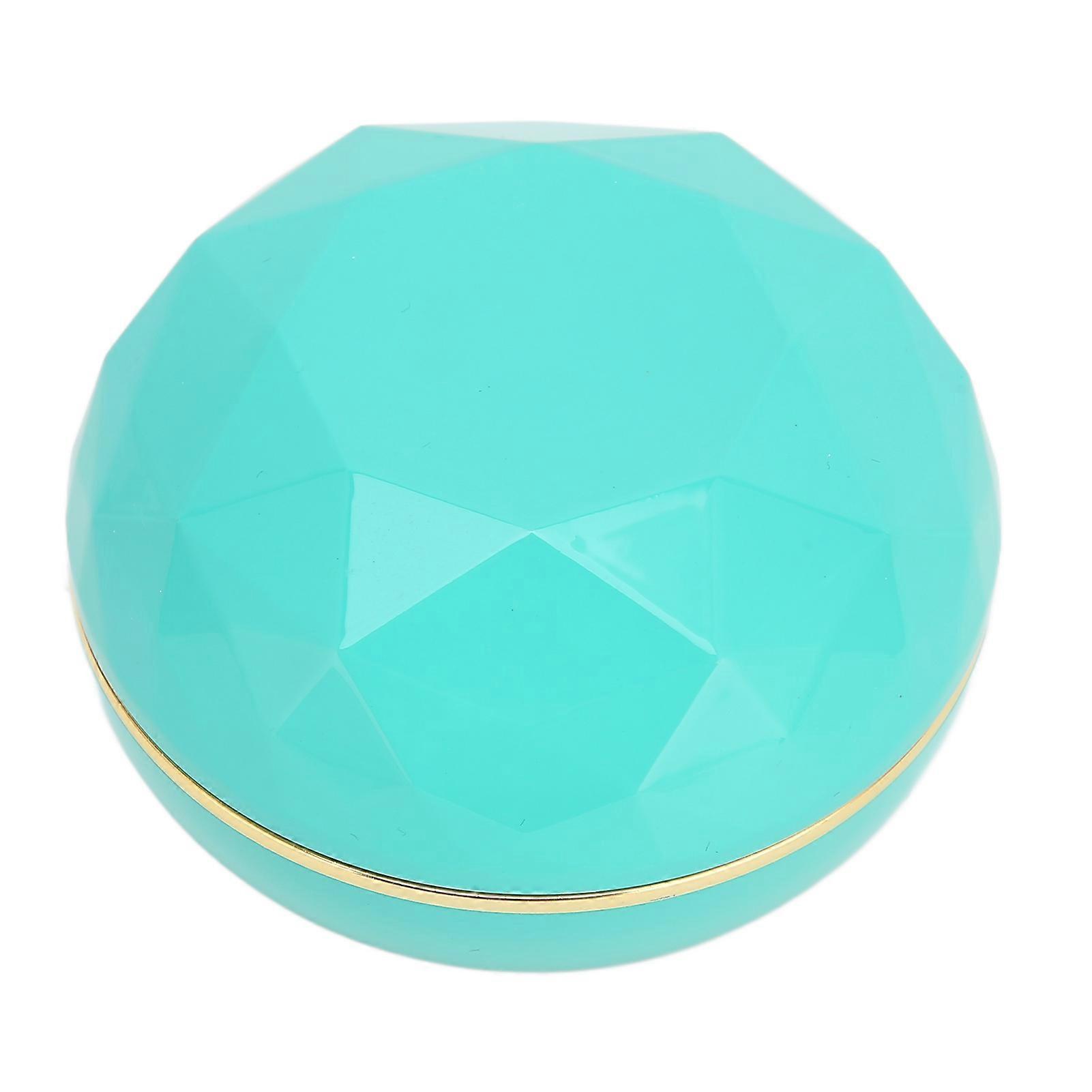 LED Ring Box 78x47mm Cyan with Built-In CR2016 75mAh Battery