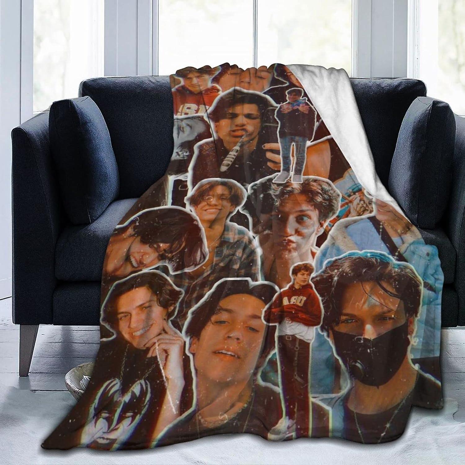 TR1561 Chase Lil Hudson Huddy Throw Blankets Soft and Comfortable Warm Air Conditioning Flannel Blanket for Sofa Bed Car Camp Blanket