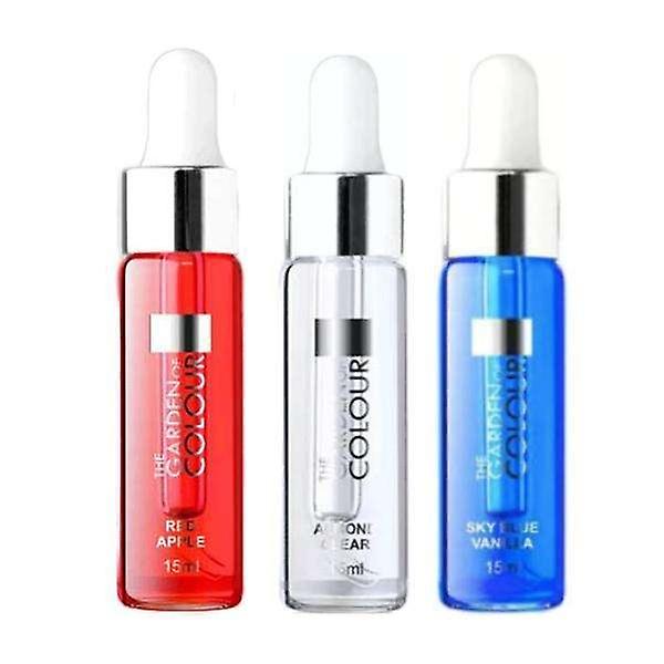 Pack 3 - Aceite de Cutícula - Manzana, Almendra, Vainilla - 15ml