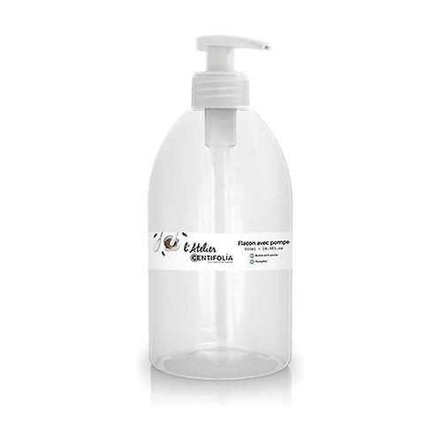 Transparent bottle with pump 500 ml