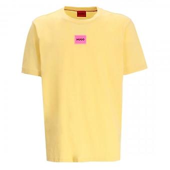 Men's Hugo Boss Diragolino212 Patch Logo T-Shirt Yellow 722 50447978