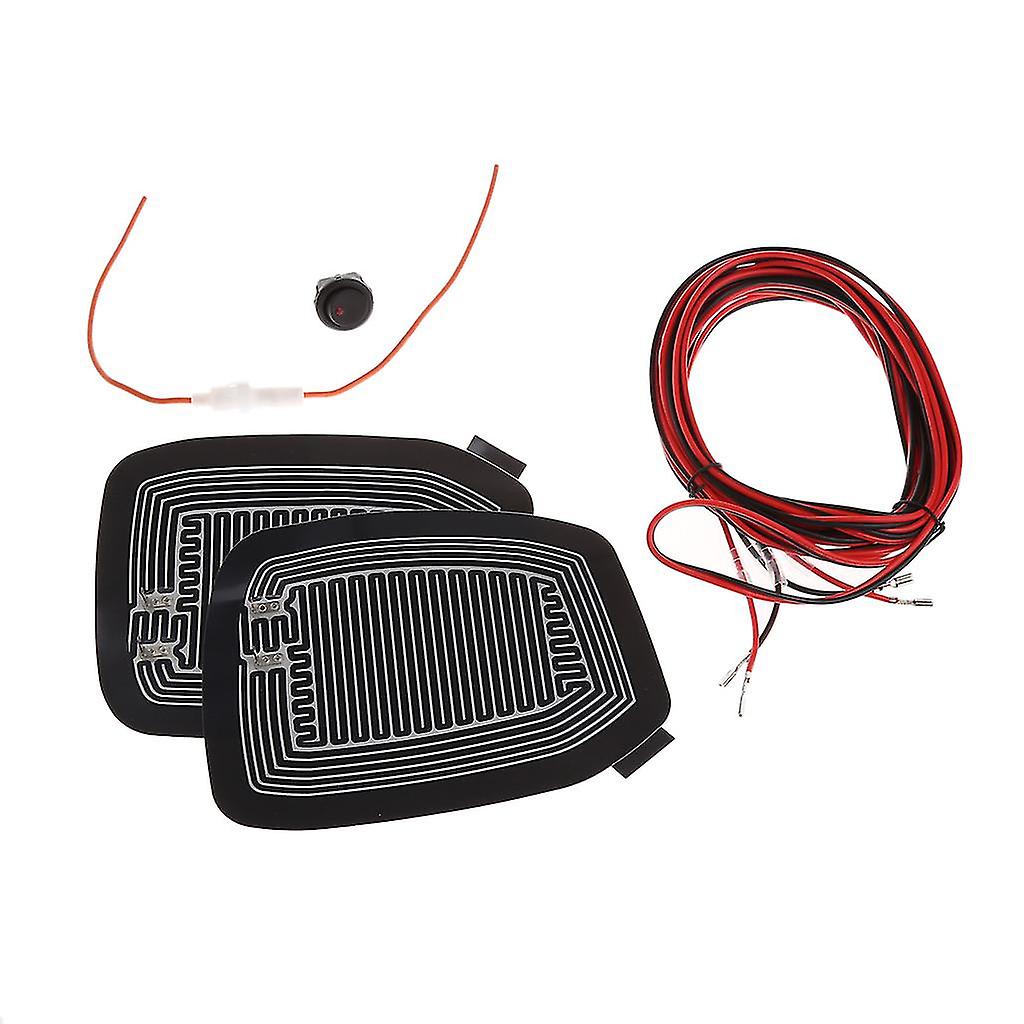 Quick Warm 12v Glass Heater Heated Defogger Pad Mat Defogger For Car Side Mirror