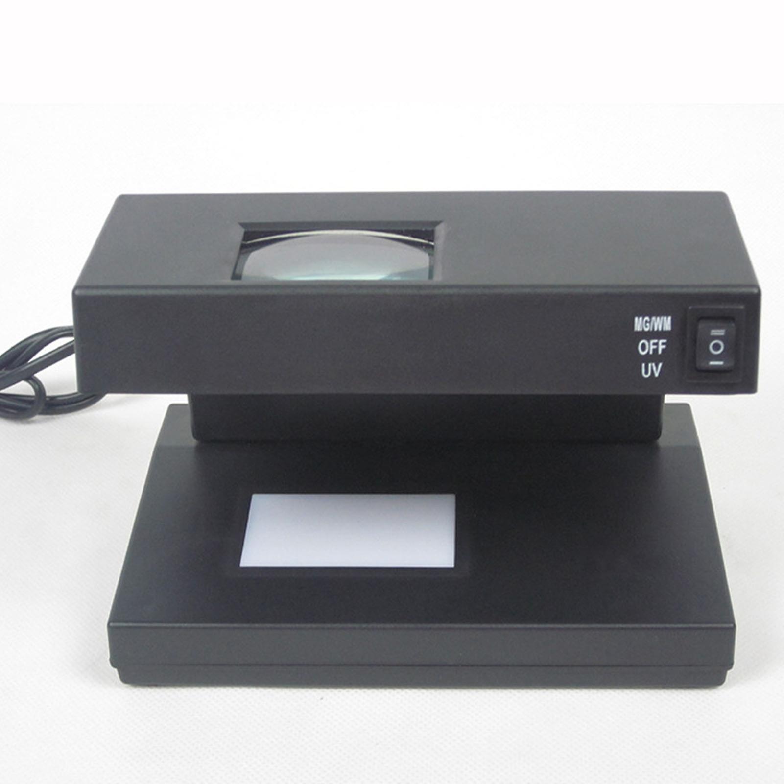 Counterfeit Bill Detector 15W UV LED Money Checker Currency Detector with Magnifying Glass