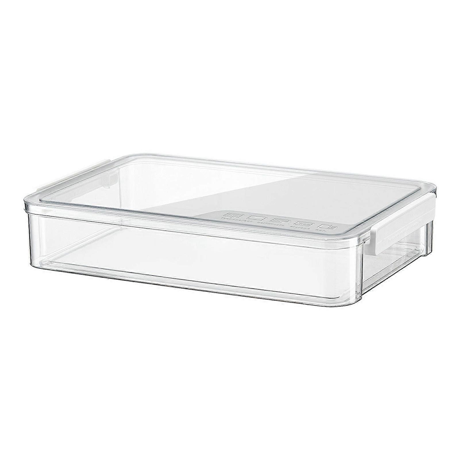Document Storage Box Clear Plastic Waterproof Lightweight Files Storage Organizer For Photo Document Scrapbook