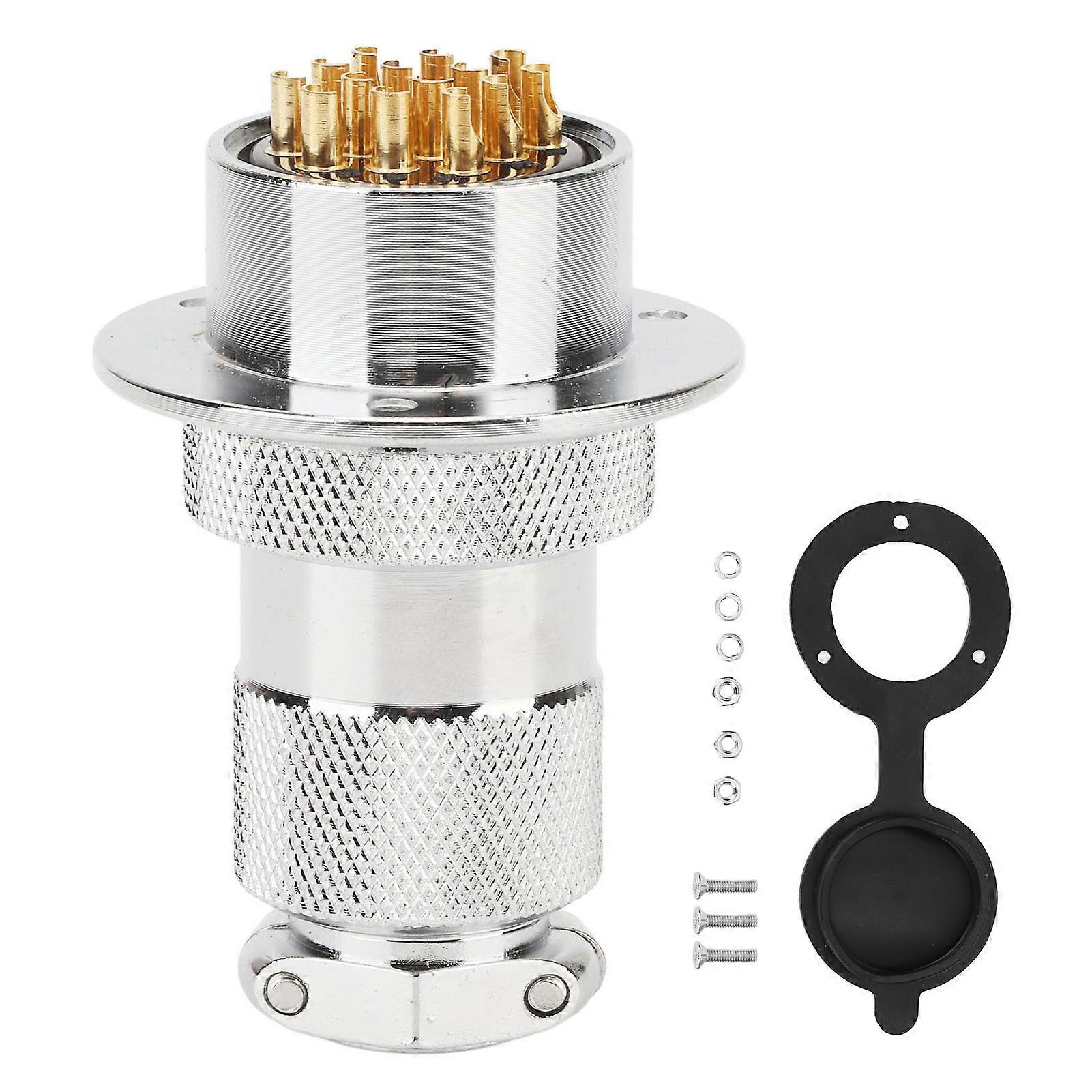 Aviation Plug Socket Compact Size Stable Performance Plugging Unplugging Resistance AC DC 250V 14 Pin