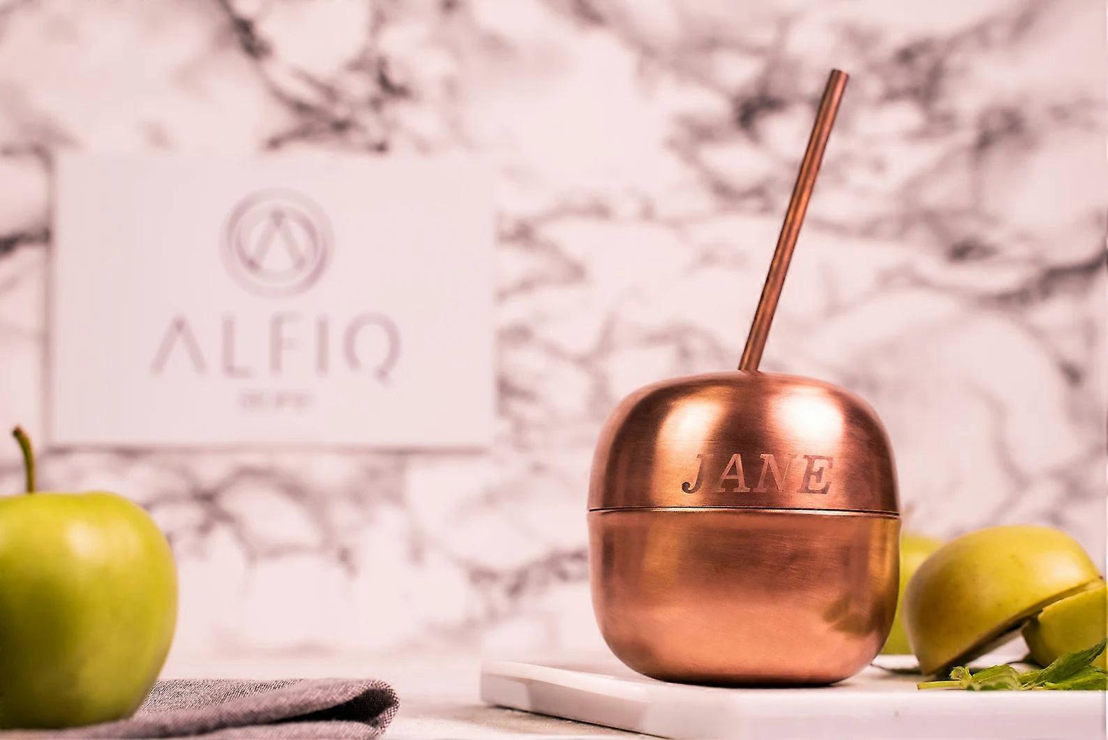 Personalized Copper Mug Set Engraved| Copper Bridesmaid Glass Wedding Anniversary Gift 350 Ml