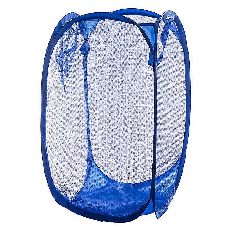 Collapsible Laundry Baskets Laundry Hamper Laundry Basket for College Dorm (Blue)