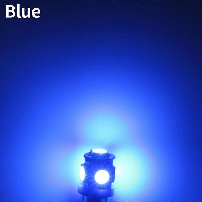 10Pcs BA9S LED Signal Lamps 5050 5SMD Auto Interior car lighting Dome Map Reading car light Side Wedge Parker Bulbs 12V 24V Lamp
