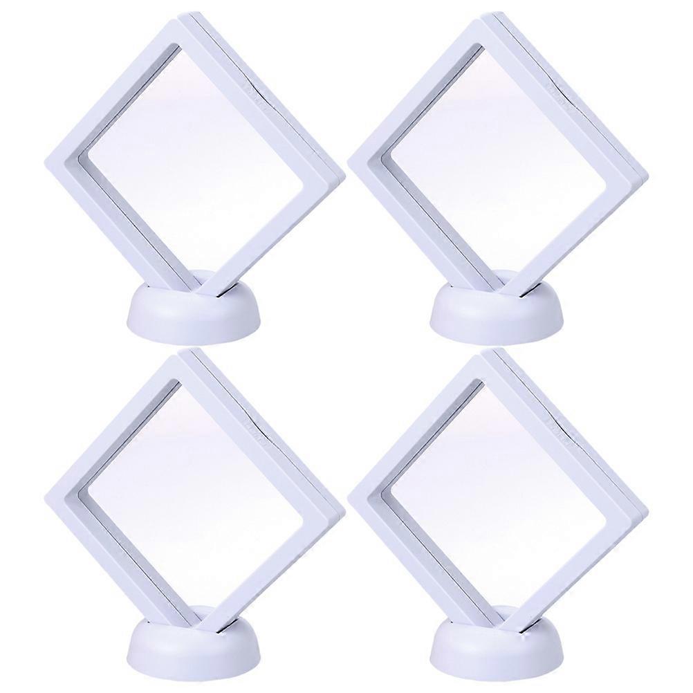 8 Pcs Medal Display Frame Coin Display Stands Coin Display Rack Single Coin Holder Display