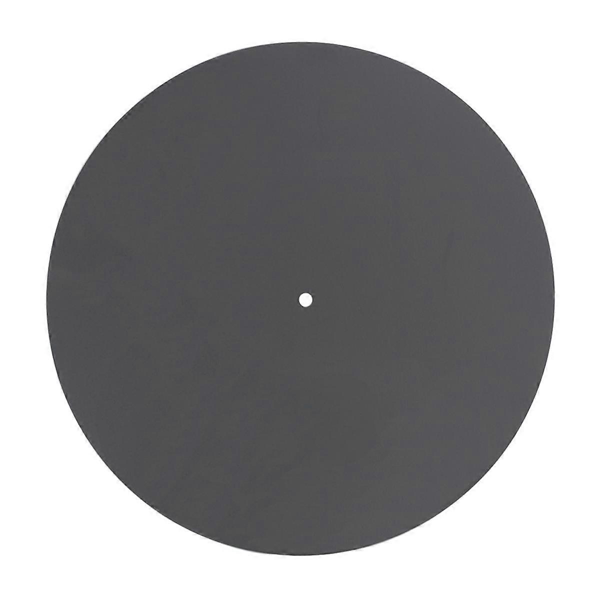 Acrylic Turntable Mat Reduce Static Dust Noise Replacement Record Platter Slipmat for 12 Inch Record Player Black