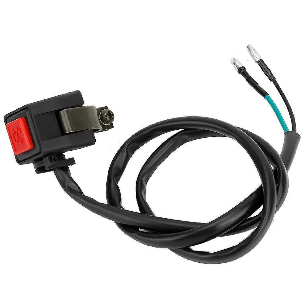 22mm 7/8 Inch Horn Button Switch Universal Motorcycle Handlebar Button with Cable