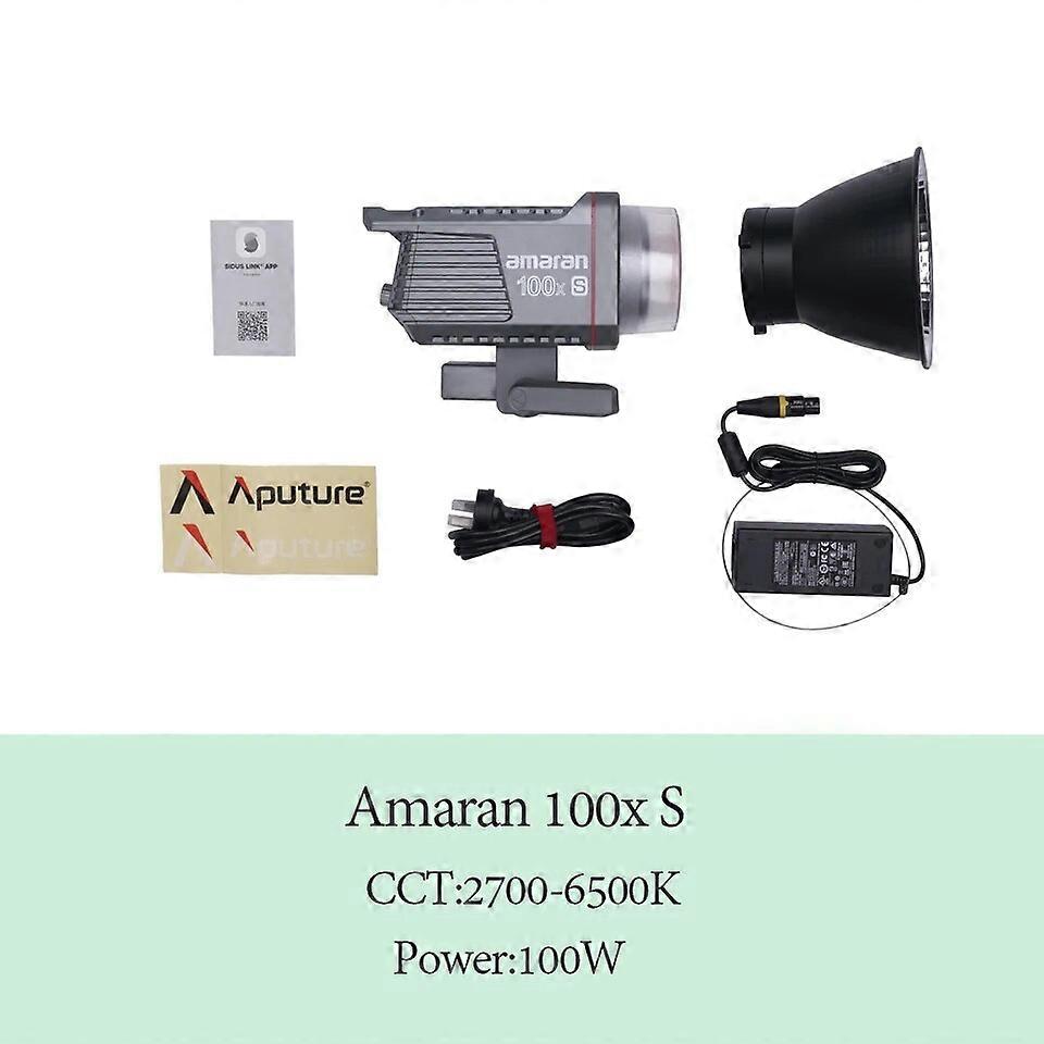 Amaran 100x S 100w 2700k-6500k Bi-color Led Video Light For Studio Photography With Bowens Mount Cri 95+ Tlci 97+