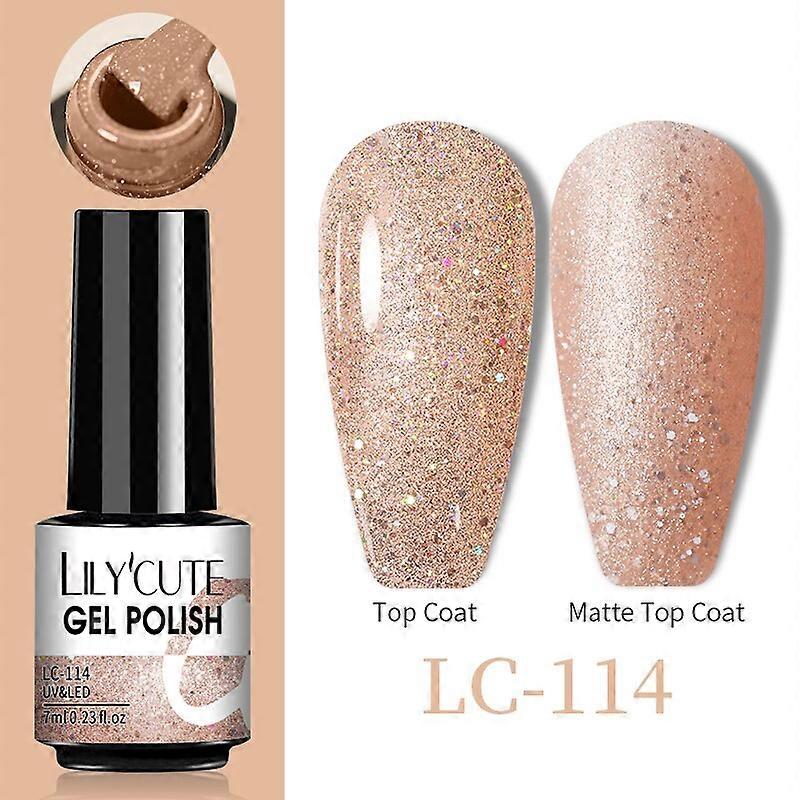 Thermal Nail Gel Polish 3 Layers Temperature Shiny Color Changing Series Semi Permanent Soak Off UV Nail Gels PolishLC-114