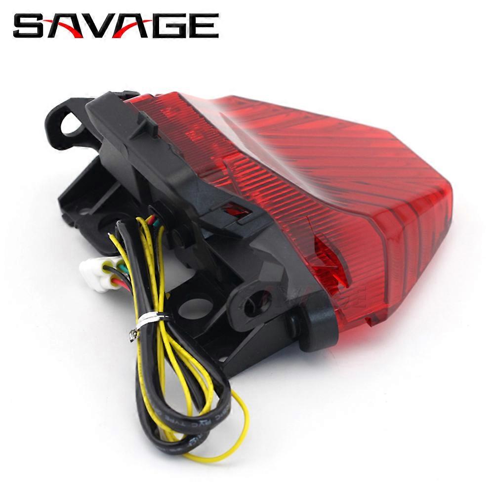 LED Tail Brake Light W/ Turn Signal For Yamaha YZF R3/R25 & MT07/FZ07 2013-2020 – Smoked