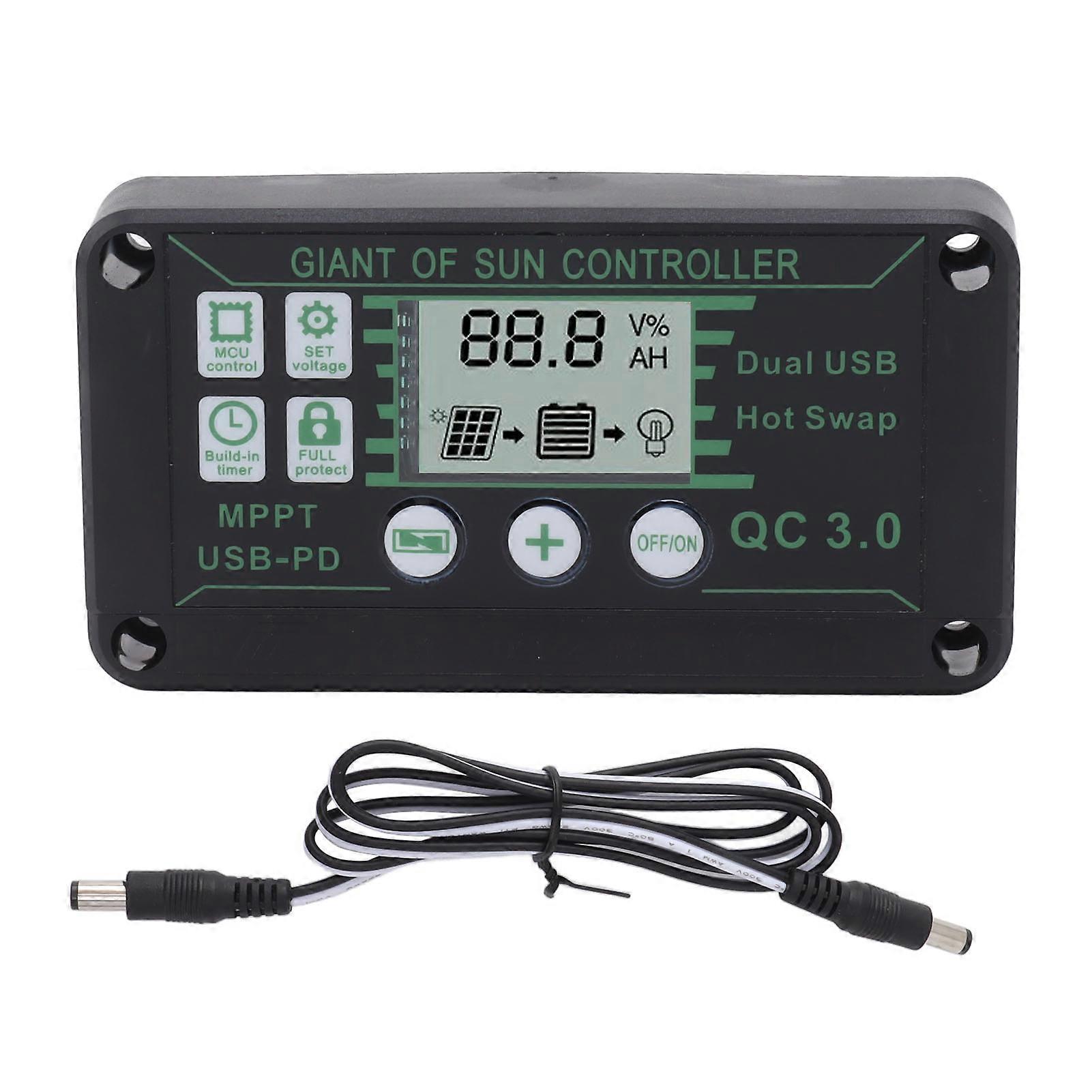 Solar Charge Controller Mppt Abs Auto Focus Solar Regulator Charge Controller For Rv Trailers Boats 10a