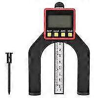 LCD Display 0-80mm Digital Display 0.01mm Height Depth Depth Gauge Woodworking Depth Gauge Altimeter Woodworking Ruler Digital Vernier Caliper Digital