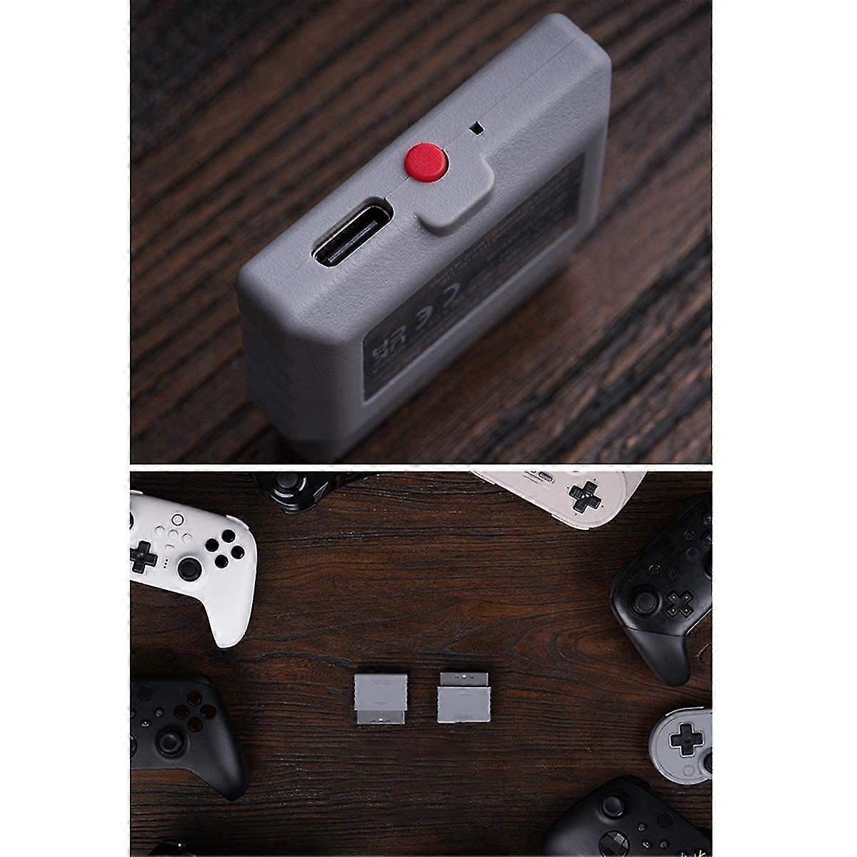 8BitDo Suitable for PS1 PS2 Host Retro Receiver Multifunctional Portable Bluetooth Wireless Handle PS Receiver