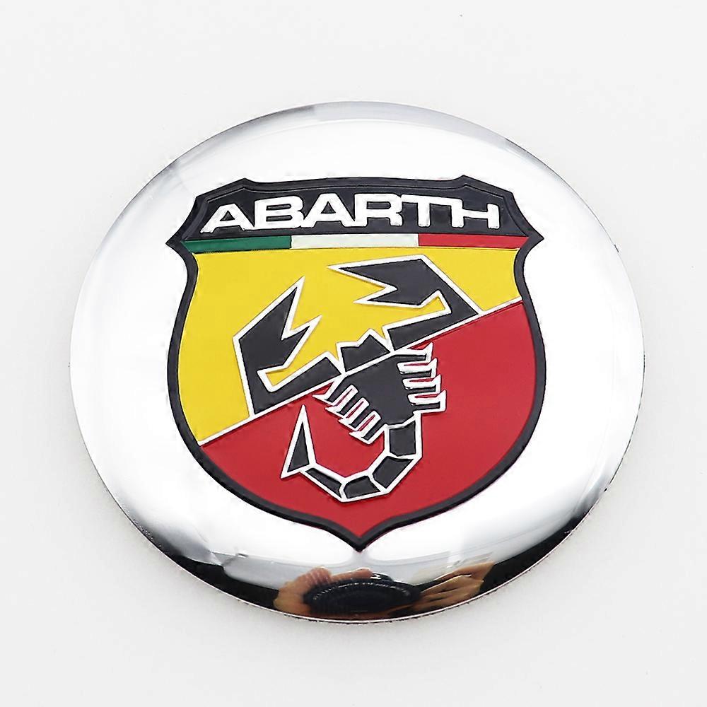 4pcs 56mm Abarth Scorpion Logo Car Wheel Center Hub Sticker Rim Refit Creative Badge Covers Decoration Emblem Auto Accessories