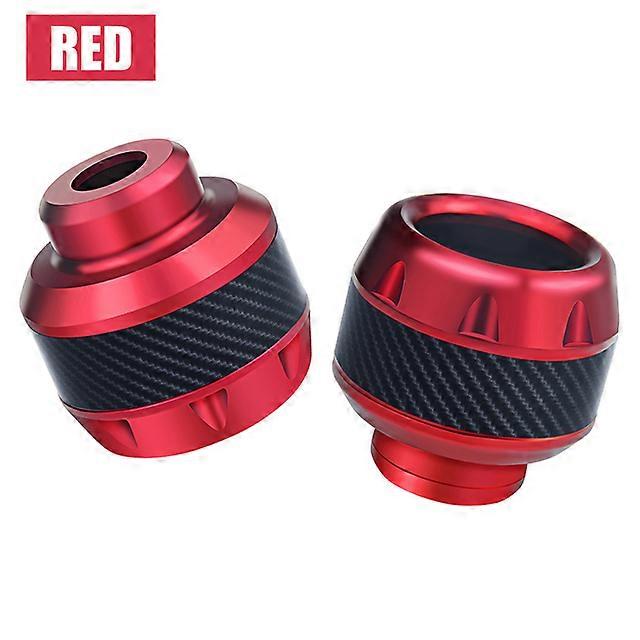 2PCS motocicleta cadru slider aliaj de aluminiu furcă frontală cupă glisiere crash falling protector fibră de carbon pentru motocicletă scuter