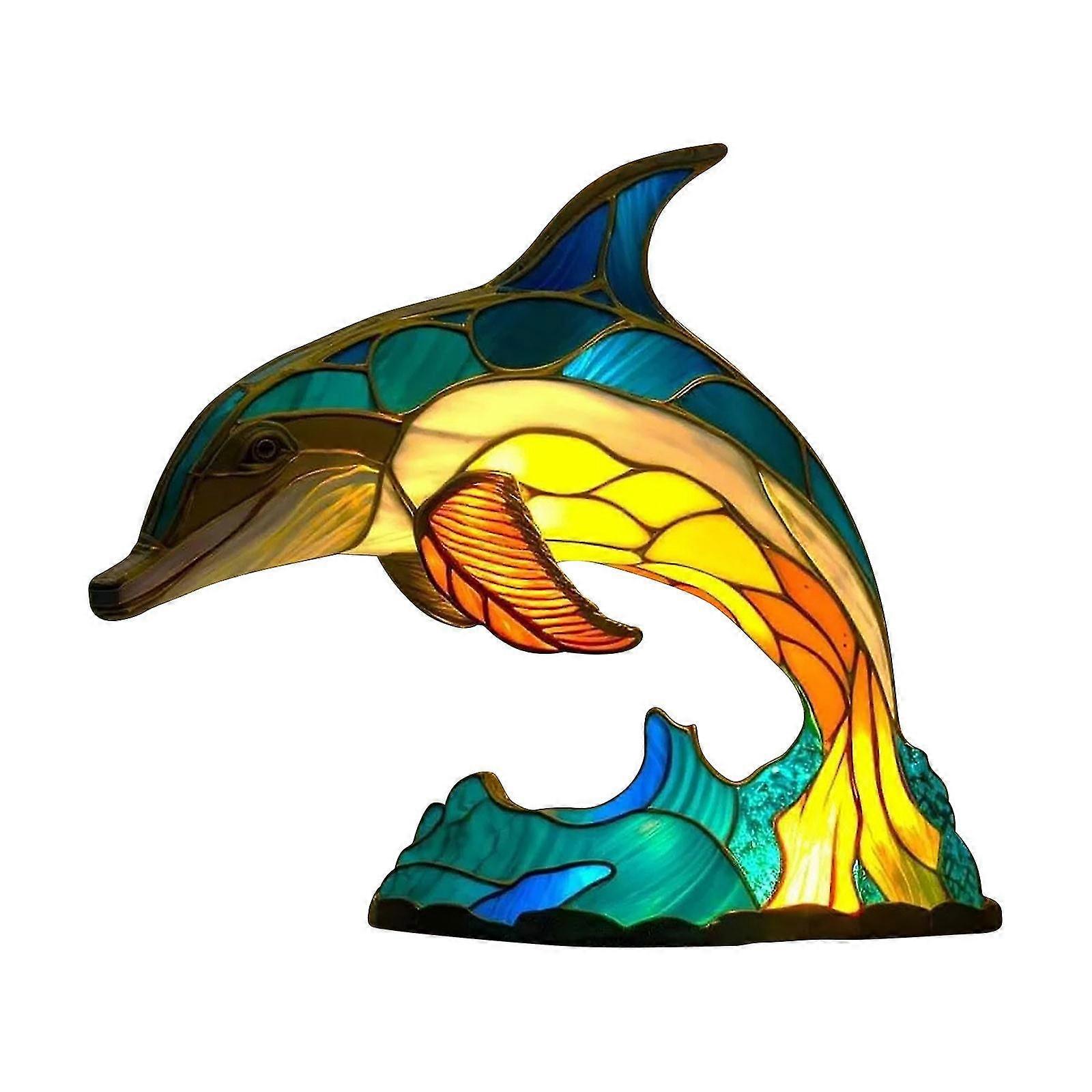 Flat Metal Tabletop Decoration And Home Decoration Animals Table Lamp Series-Yvan