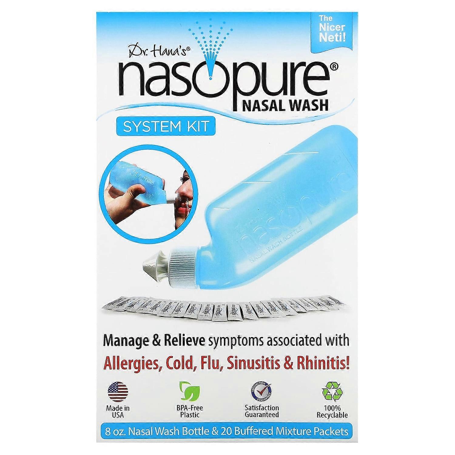 Nasopure, Nasal Wash System Kit, 21 Piece Kit