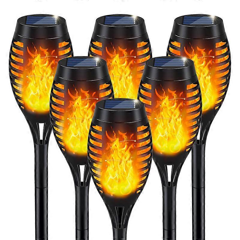 Solar Lights Outdoor, Solar Torch Light with Flickering Flame
