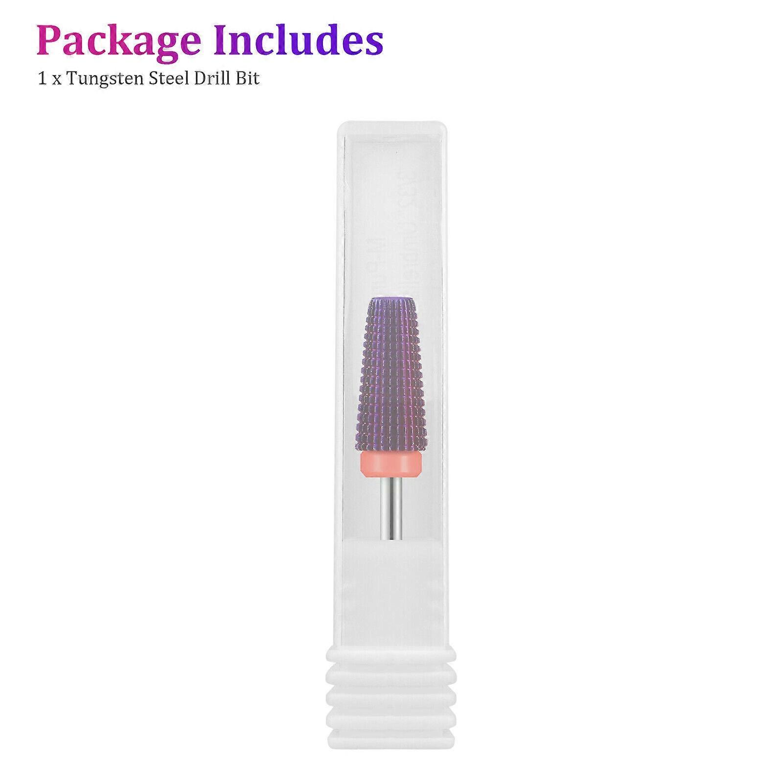 5 In 1 Multi-function Manicure Nail Drill Bits Tool 3/32" Tungsten Steel Carbide