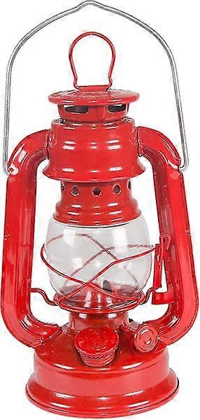 Small Hurricane Lantern (red, 8-inch) 130 One Size