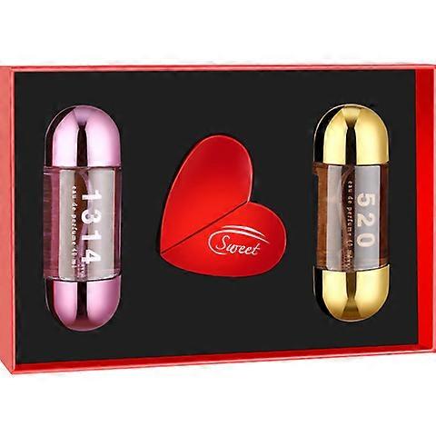 3pcs 30ml Lady Perfumes Aluminum Nozzle Fine Atomization Wide Range Long Lasting Fragrance Perfume for Girlfriend