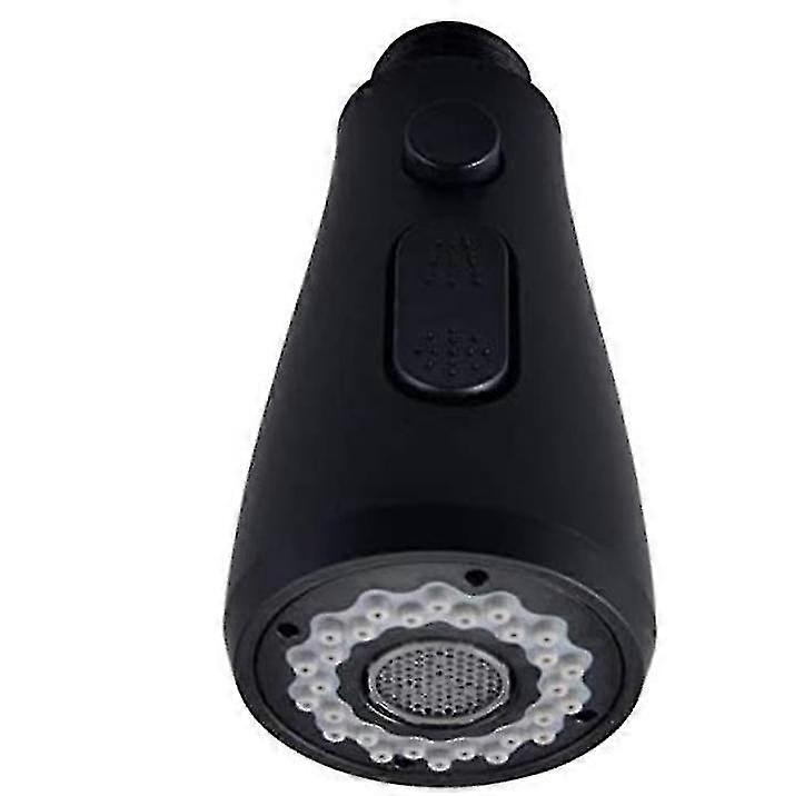 Pull Out Spray Shower Head Replacement Multi Function Kitchen Mixer Tap Black