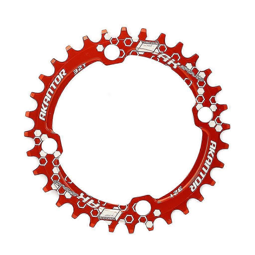 Bicycle Crankset Crank Arms Mtb 104bcd Mtb Crank Bicycle Chainring 32t Red
