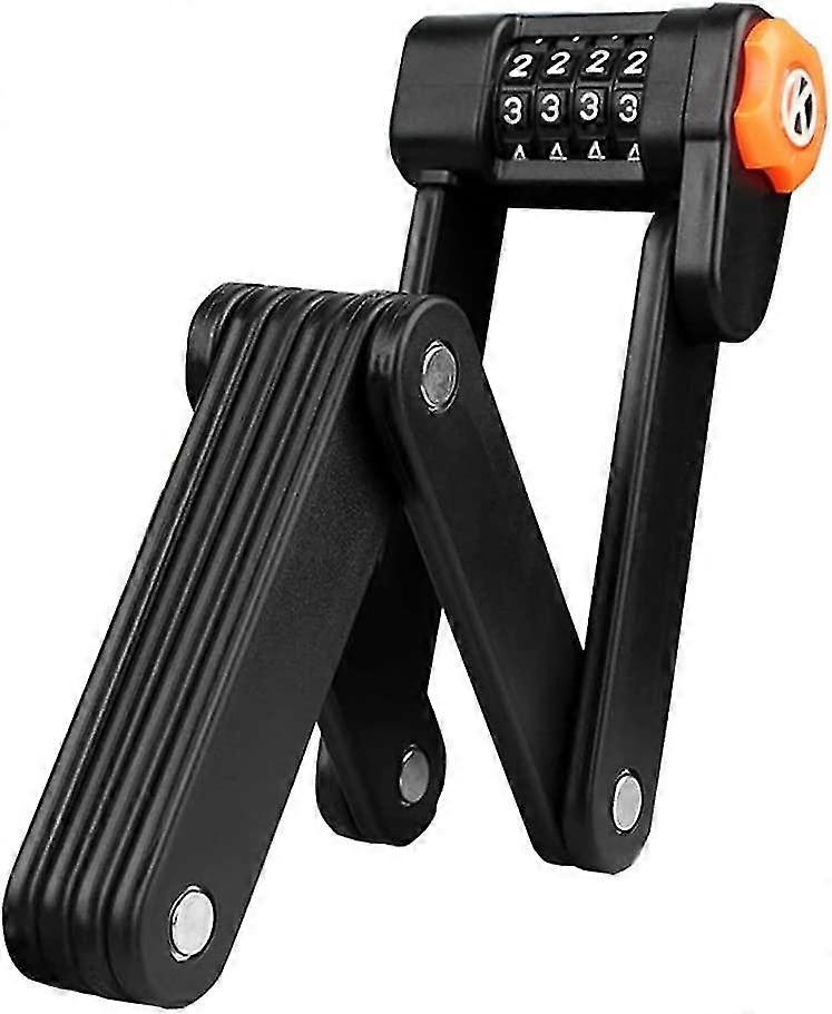 Foldable Bicycle Chain Lock, Double-sided Nylon Cleaning Brush, Club Face And Groove Cleaning Tool