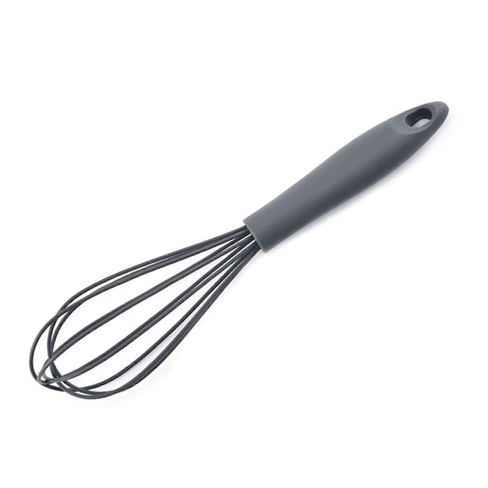 Silicone Whisk, Kitchen Balloon Egg Beater With Plastic Handle For Whisking, Beating, Blending, Stirring