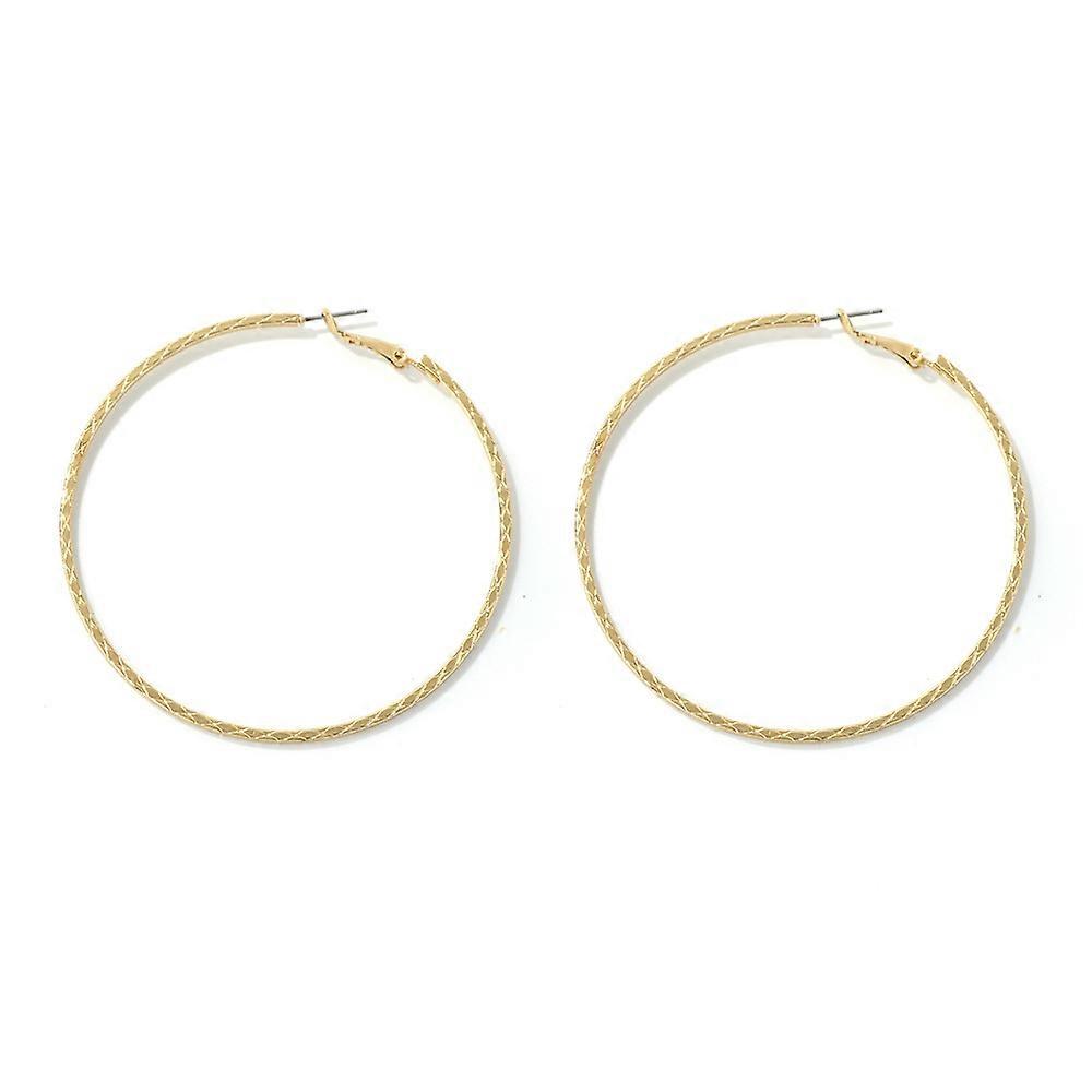Women Big Circle Alloy Earrings