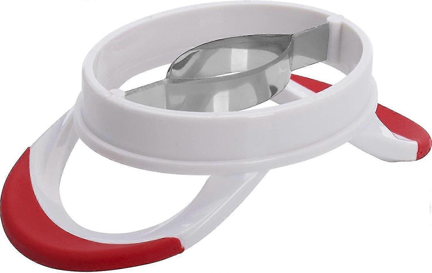 51642270 Mango Cutter In White / Orange, Plastic, 20 Cm