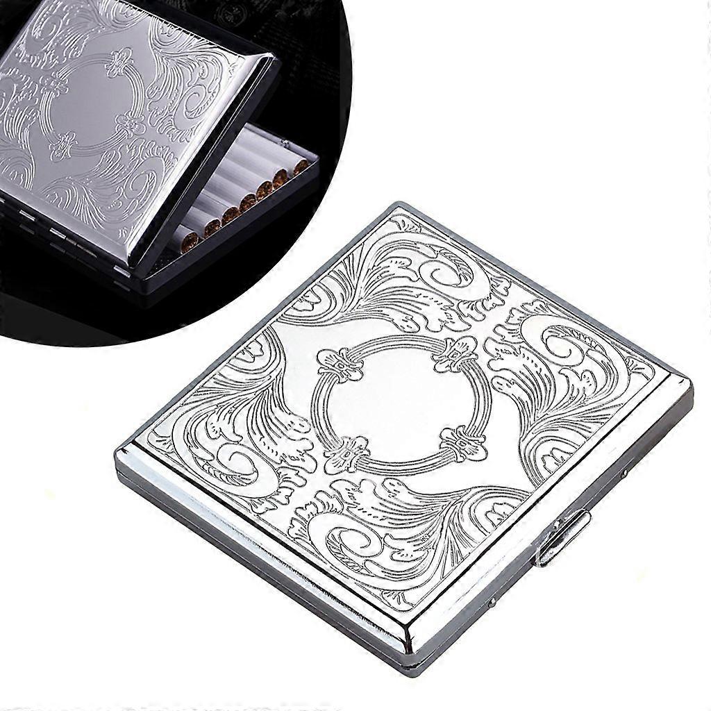 High Quality Metal Cigarette Case Box Holds 20 Cigarettes 84mm