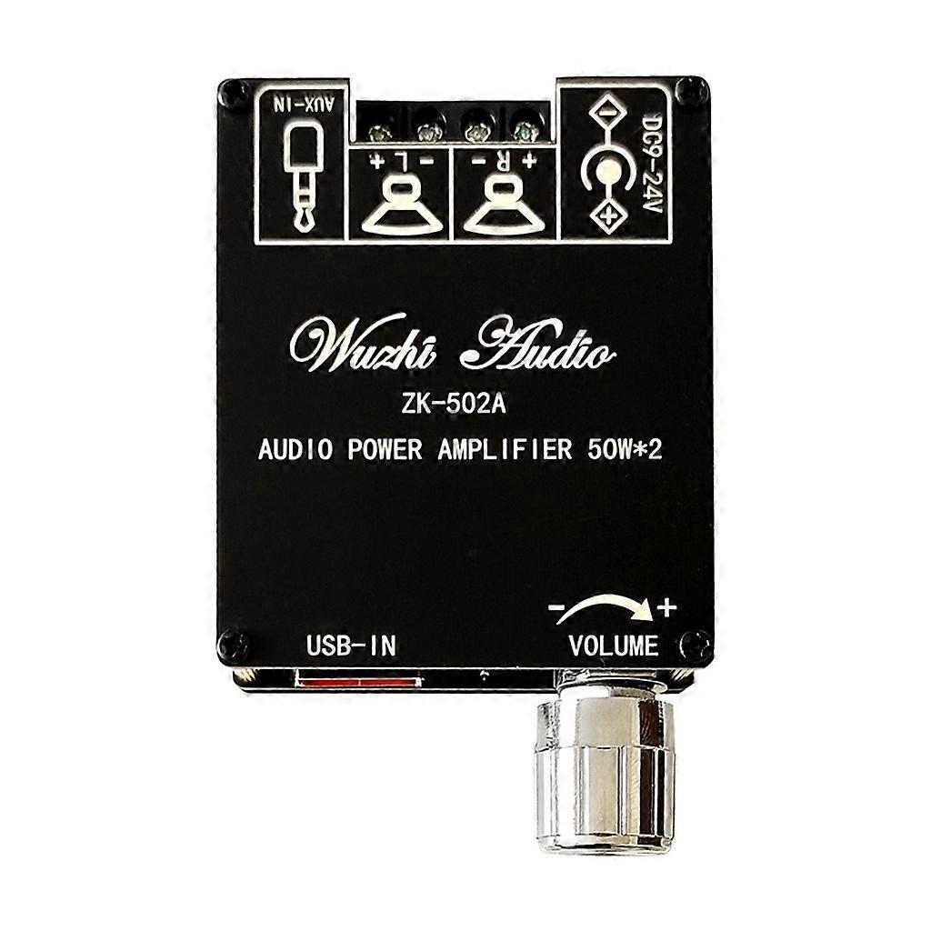 ZK502A 2.0Channel 100W Power Amplifier Module Digital Power Player 50W+50W